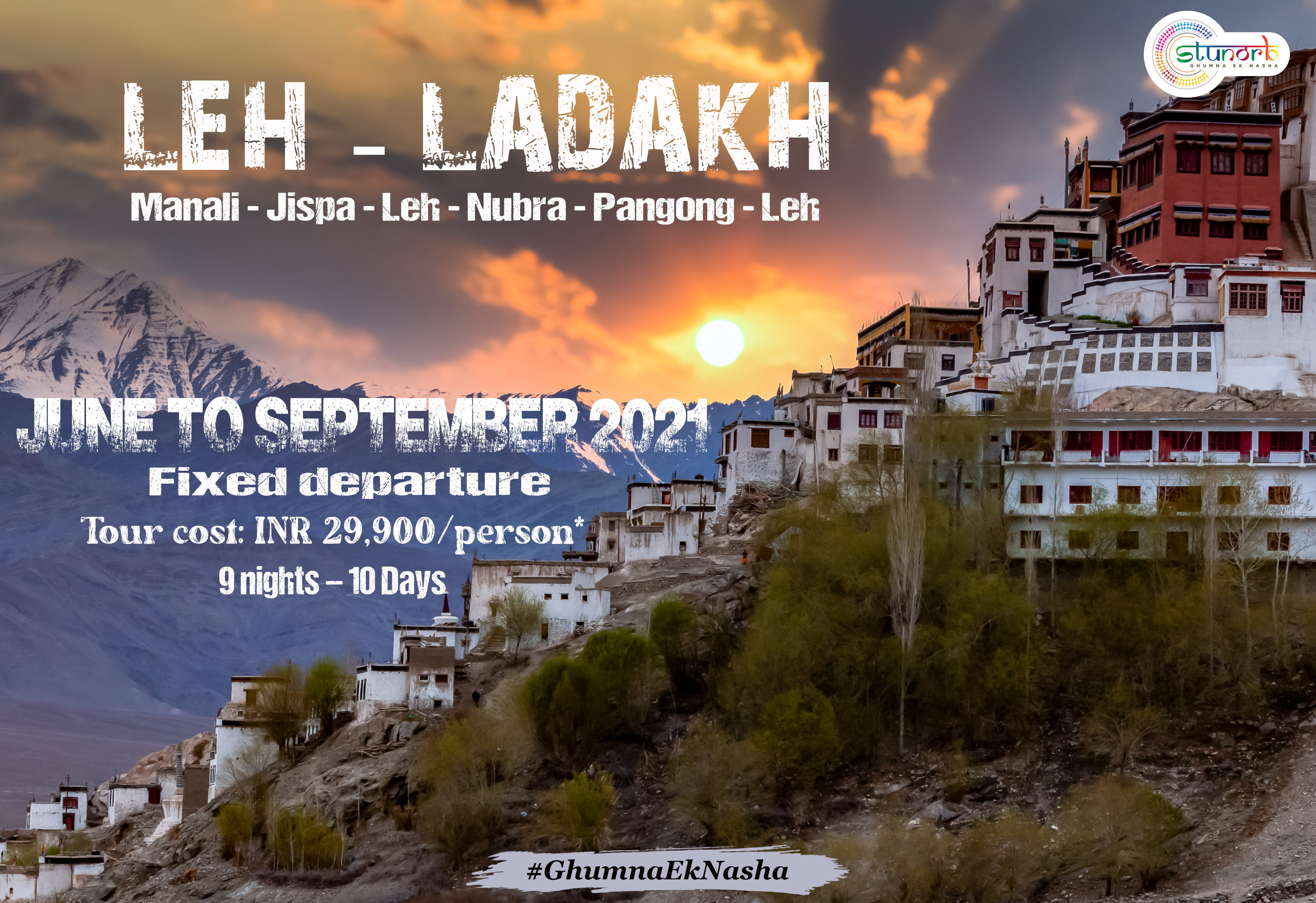 LEH LADAKH FIXED DEPARTURE